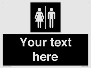 Custom information: black panel female and male